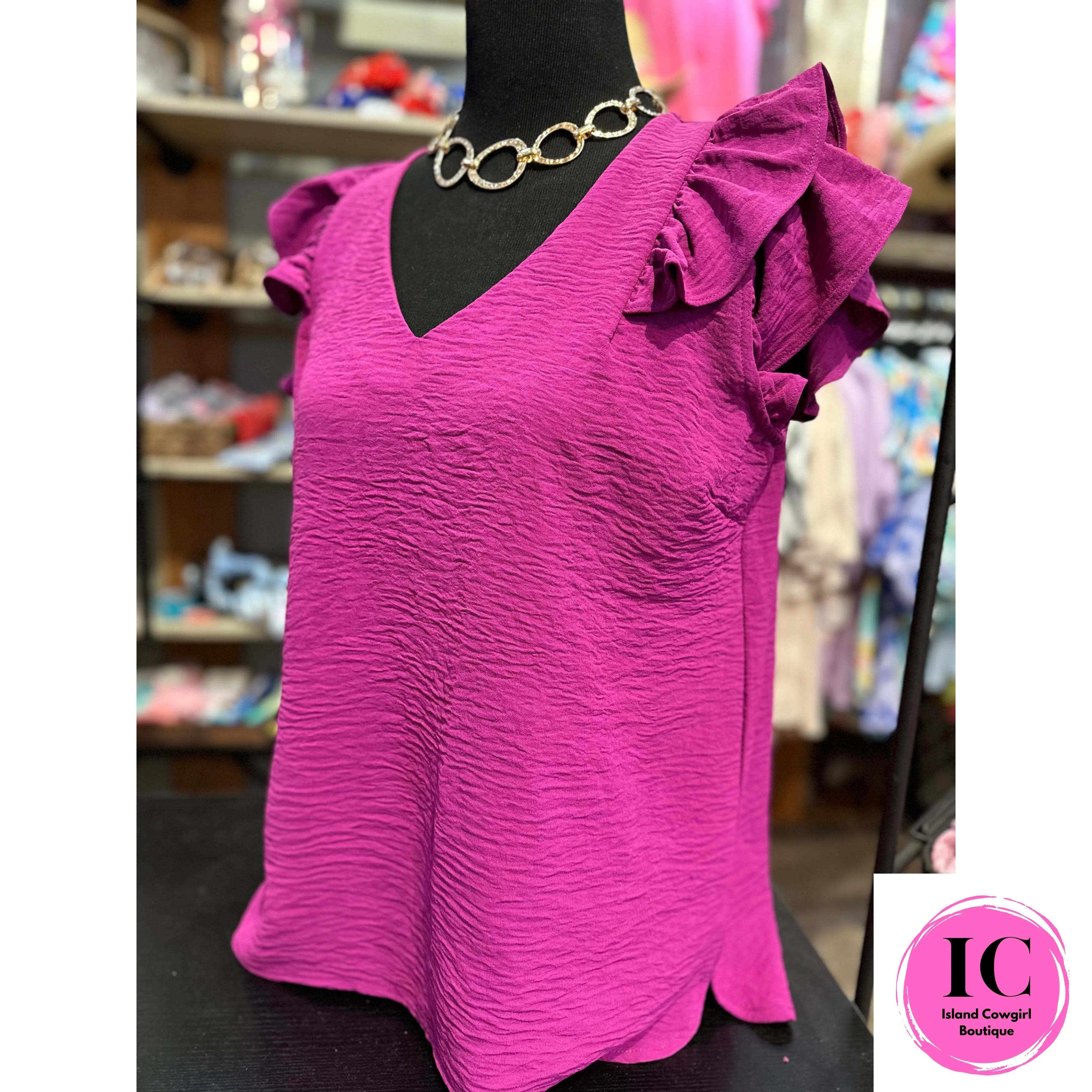 Lovely New Day Purple Blouse