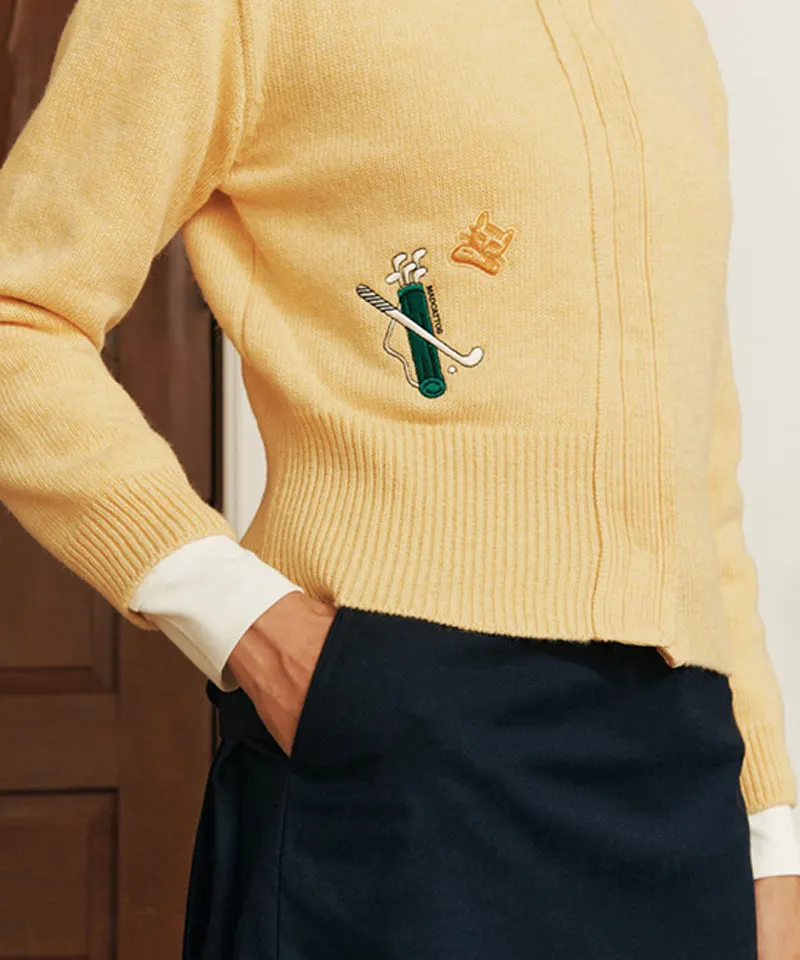 MCC Women's Semi-Crop Knit Cardigan FF - 3 Colors