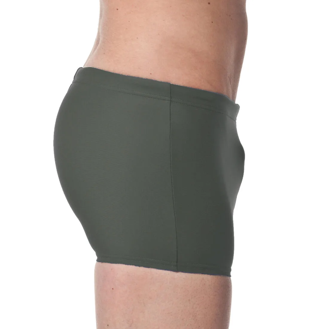 MEN'S SWIMMING BOXERS SHORTS 100 BASIC - GREY
