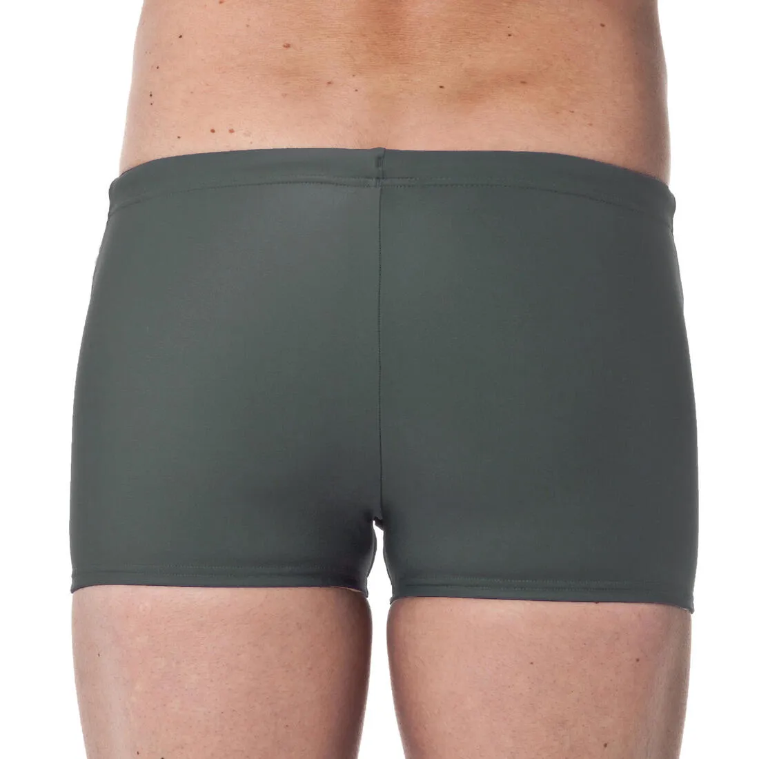 MEN'S SWIMMING BOXERS SHORTS 100 BASIC - GREY