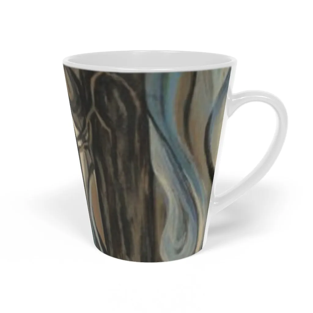 Misty Trees Latte Mug, 12oz