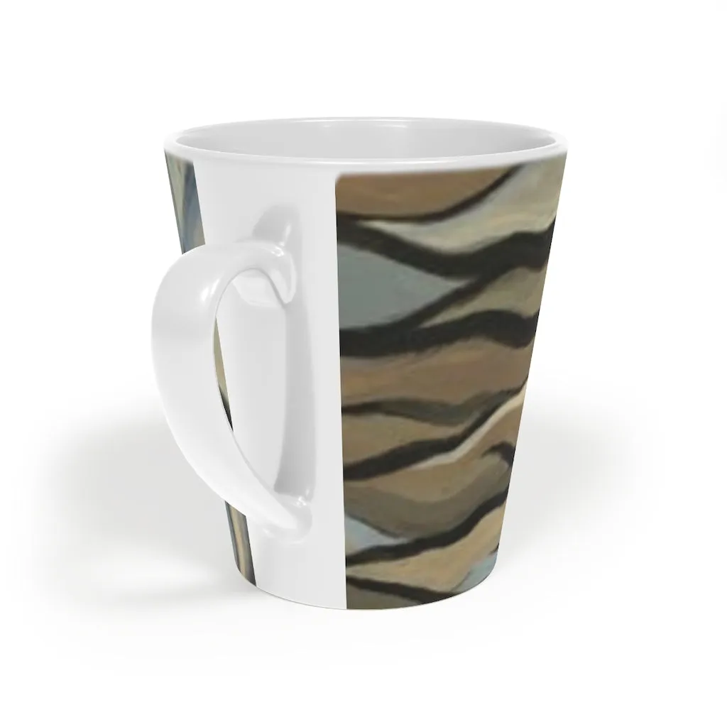 Misty Trees Latte Mug, 12oz