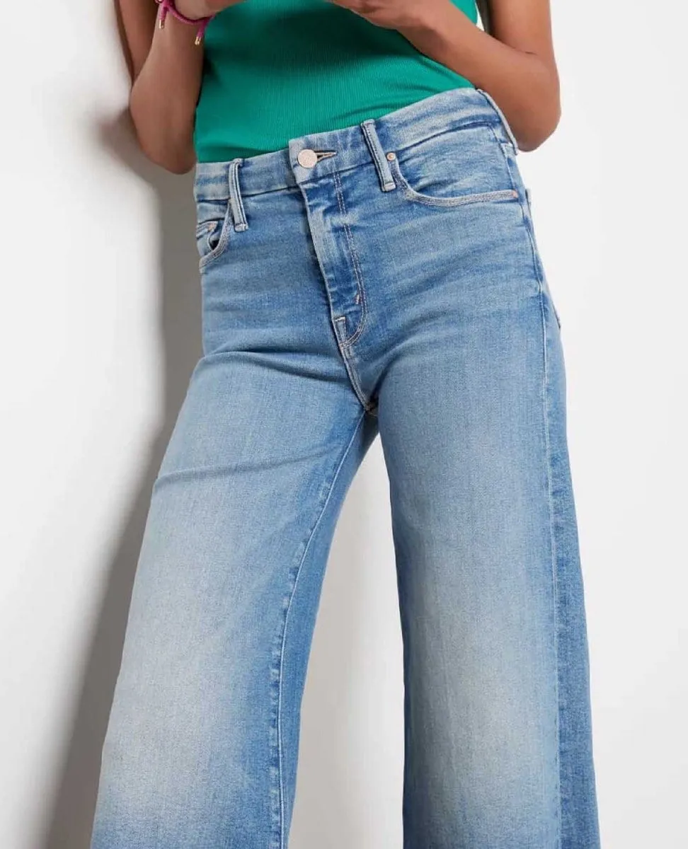 MOTHER Roller Jeans in Work Hard Play Hard