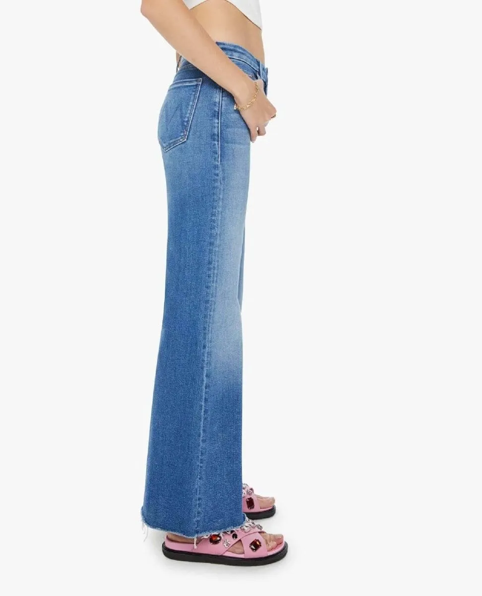 MOTHER Roller Jeans in Work Hard Play Hard