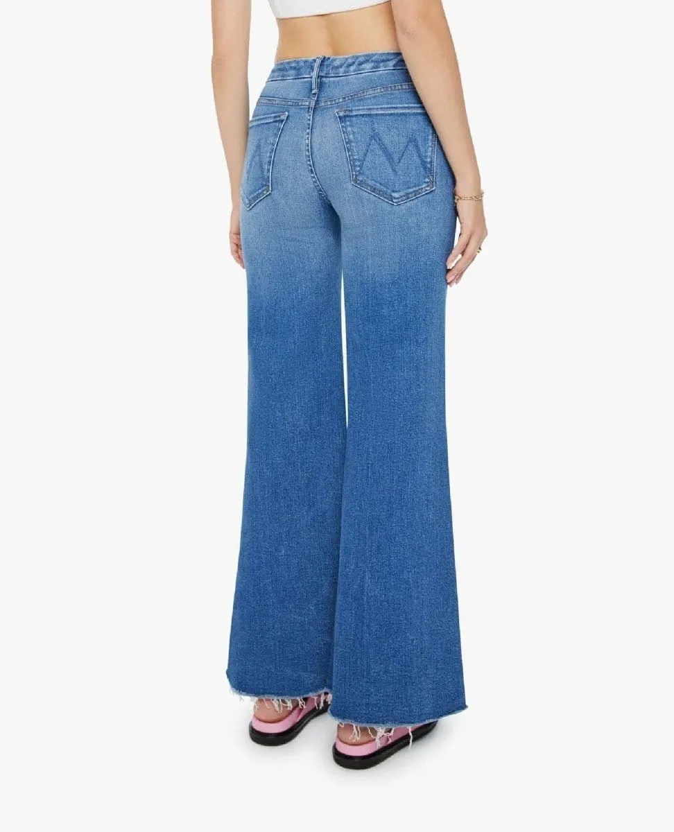 MOTHER Roller Jeans in Work Hard Play Hard