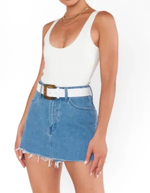 MUMU Tobi Bodysuit with Shelf Bra