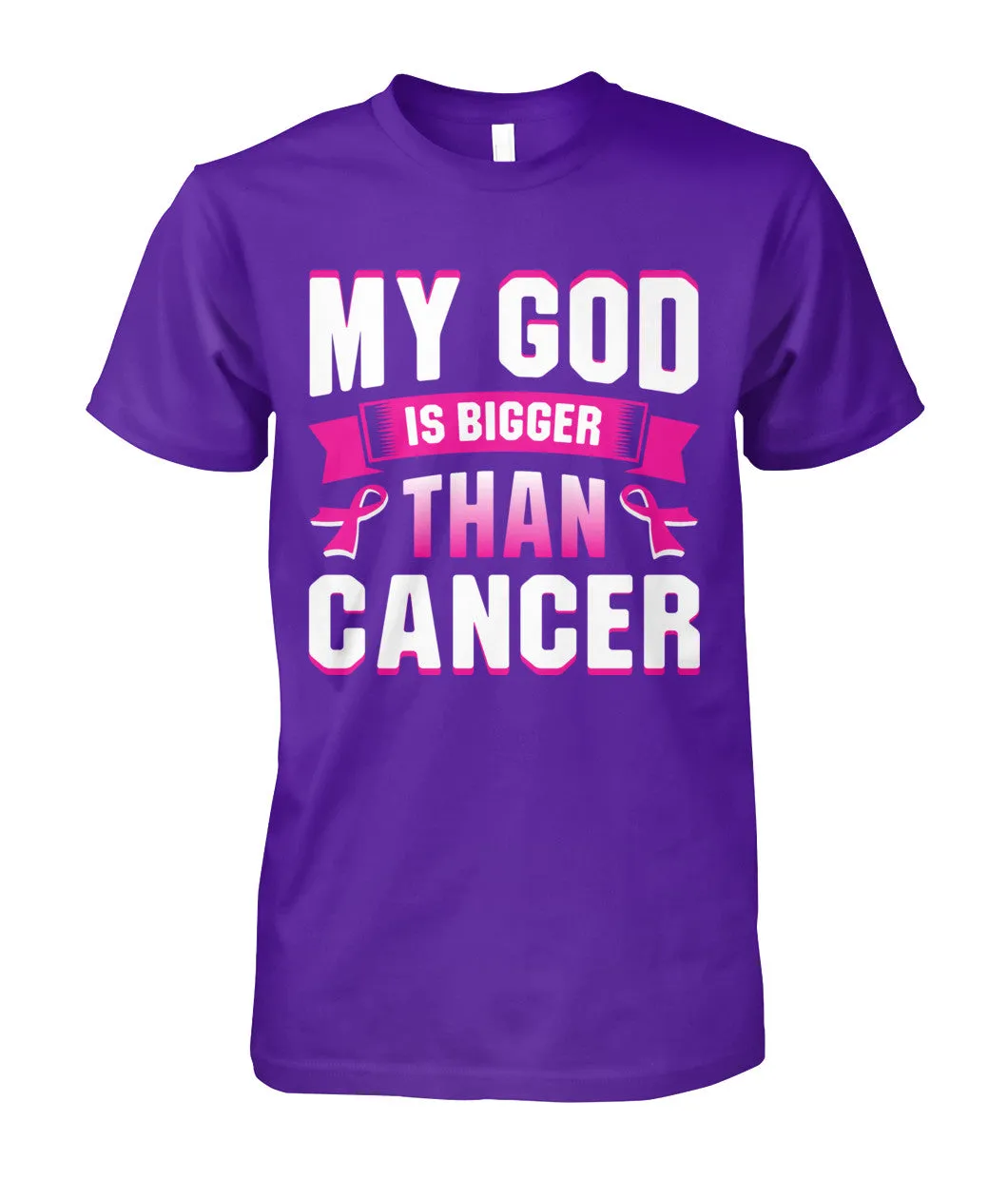 My God is Bigger than Cancer Shirts and Long Sleeves