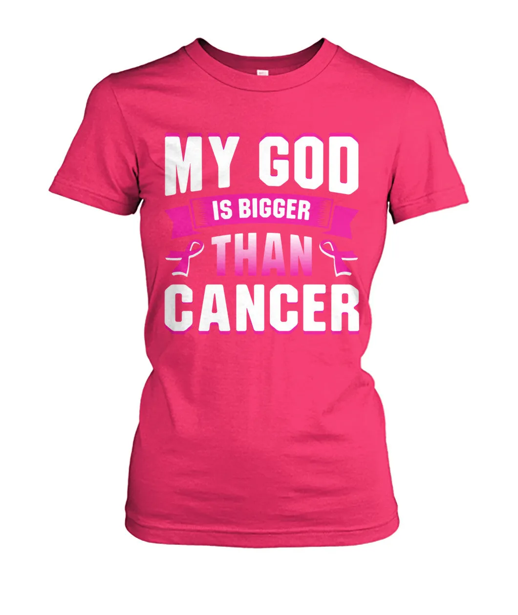 My God is Bigger than Cancer Shirts and Long Sleeves