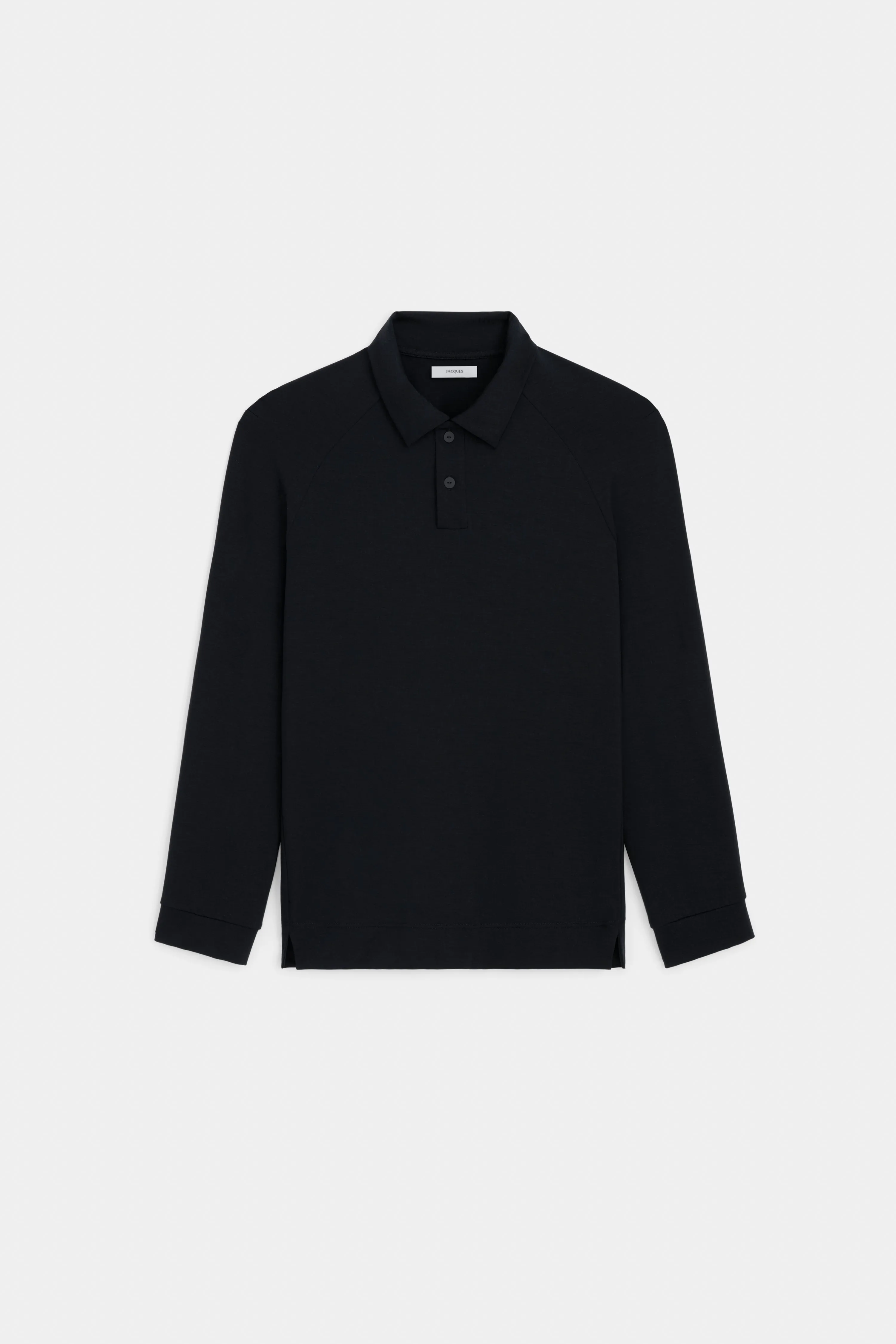 Natural Long Sleeve Tennis Polo