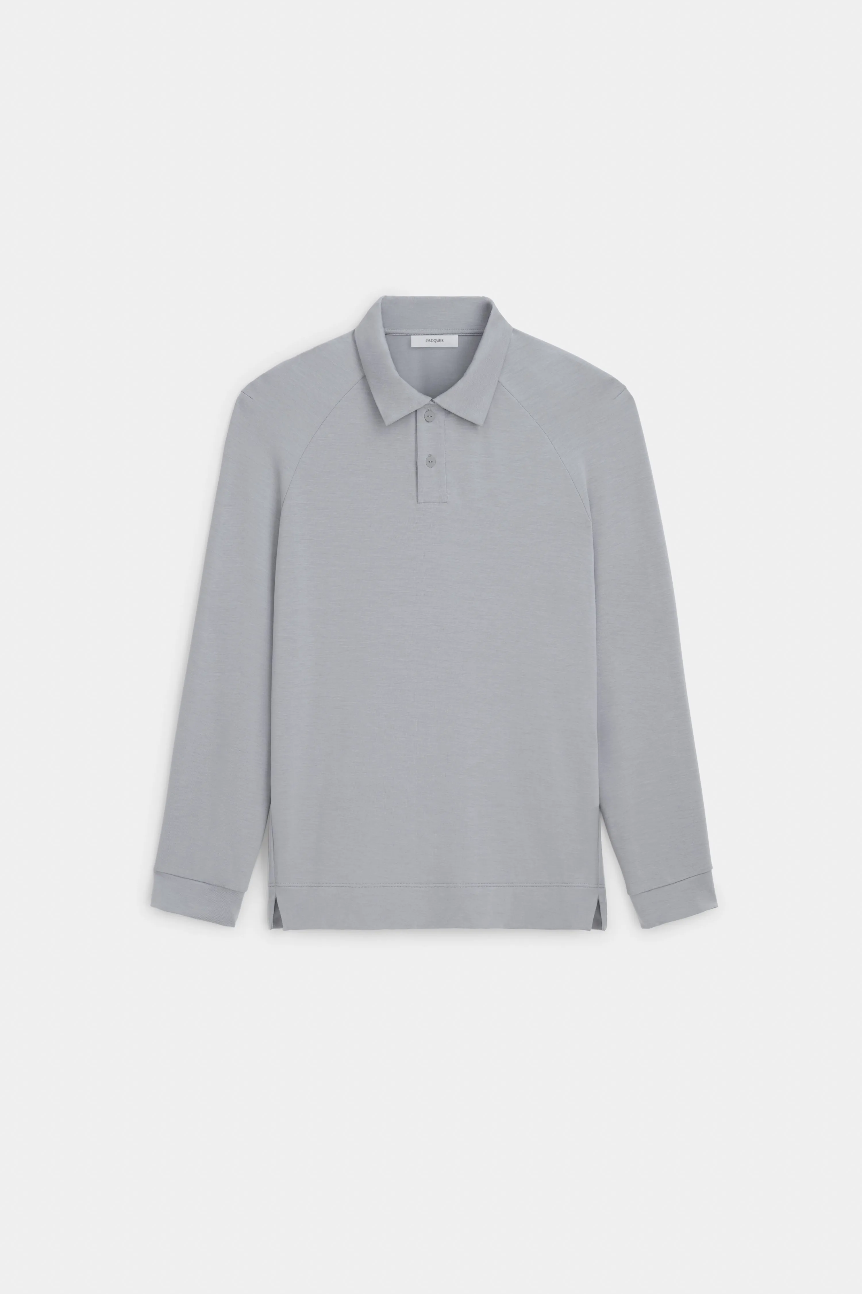 Natural Long Sleeve Tennis Polo