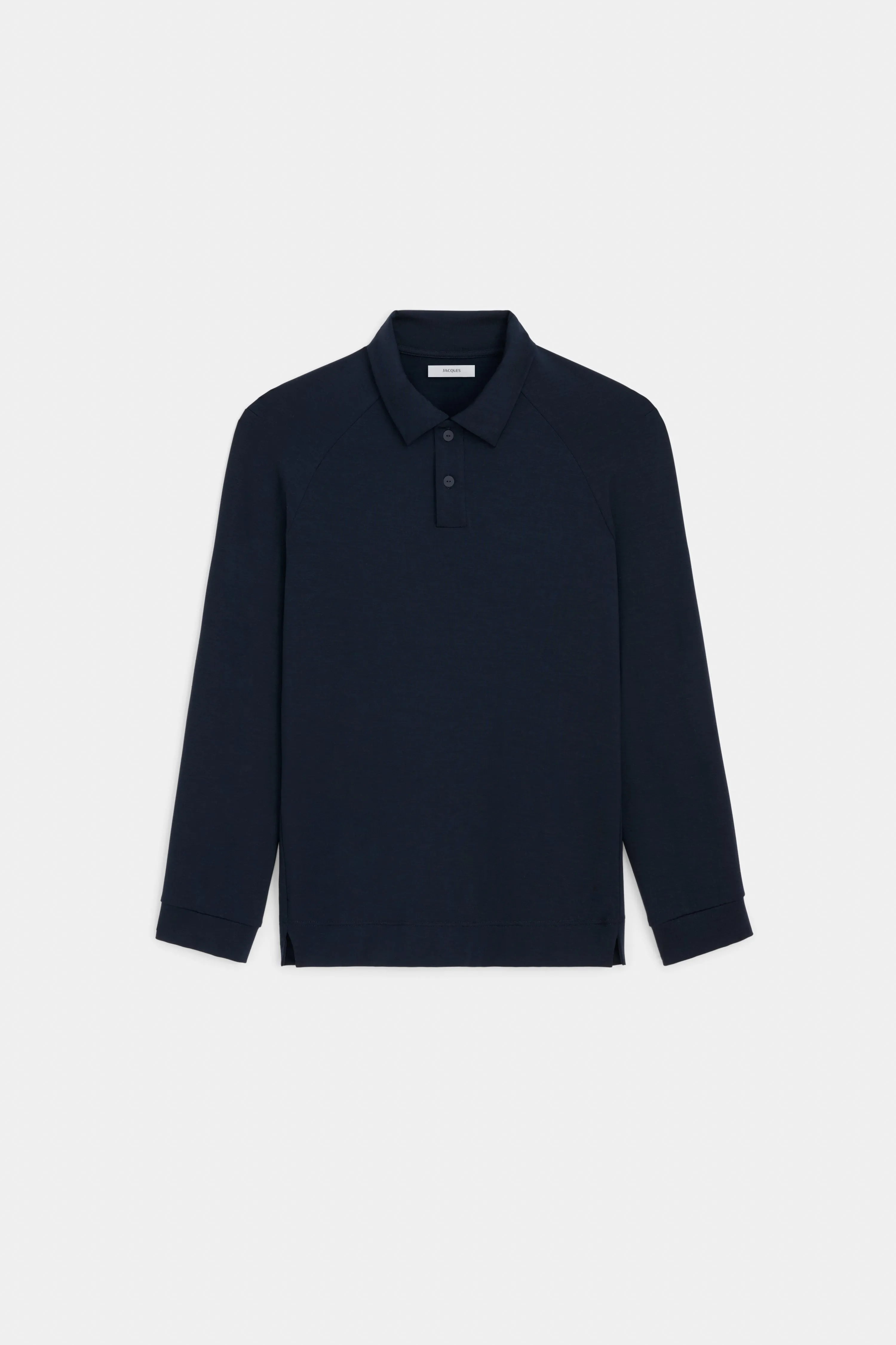 Natural Long Sleeve Tennis Polo
