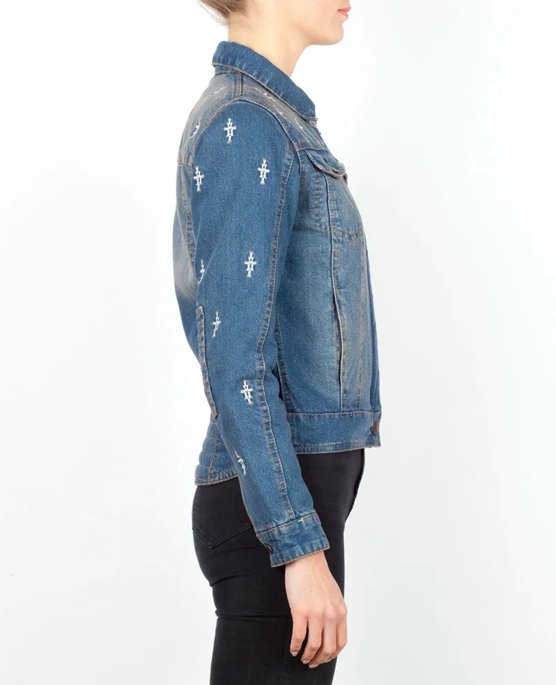 Nowhere Bound Motorcycle Jacket | Denim