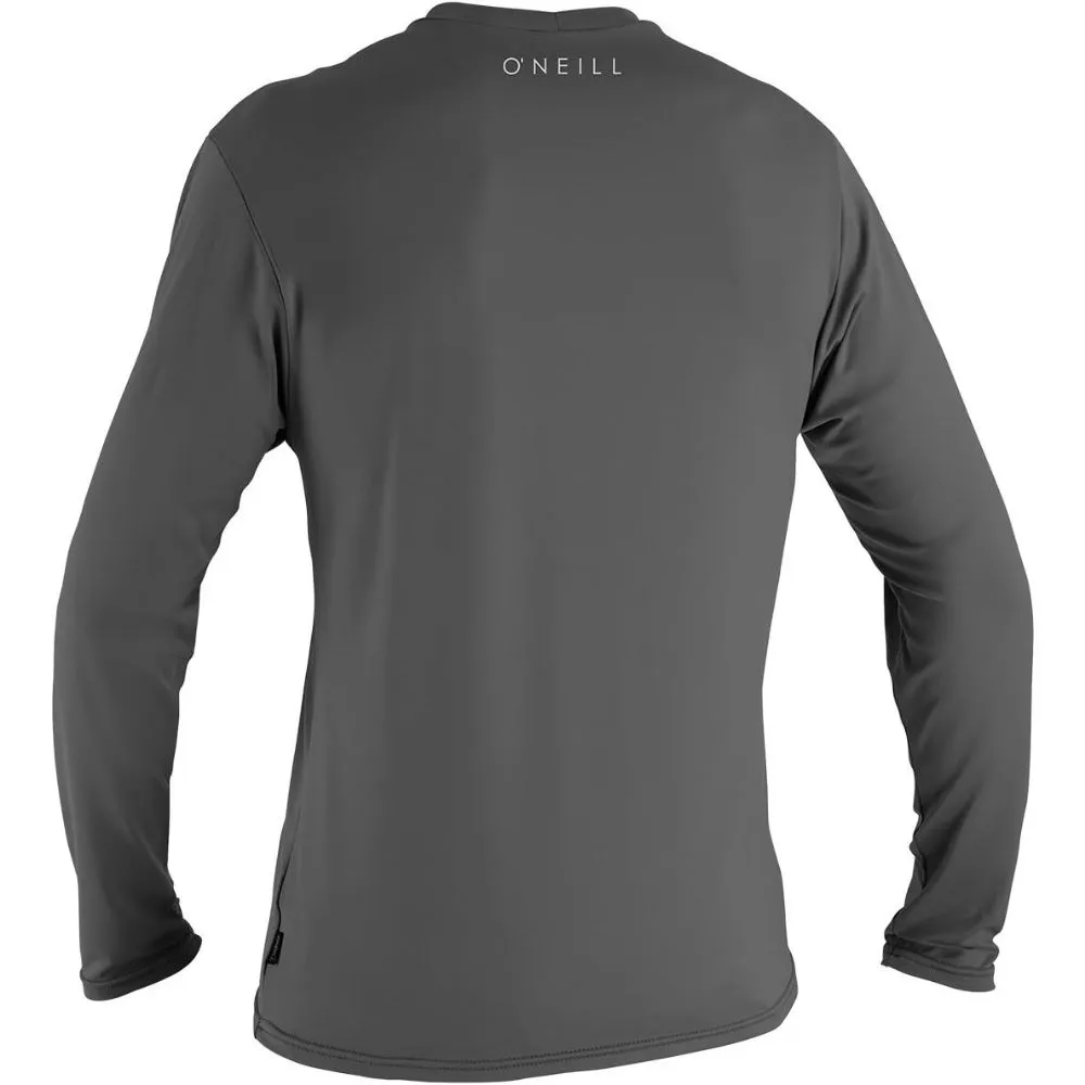 O'NEILL BASIC SKINS 30  L/S SUN SHIRT GRAPHITE