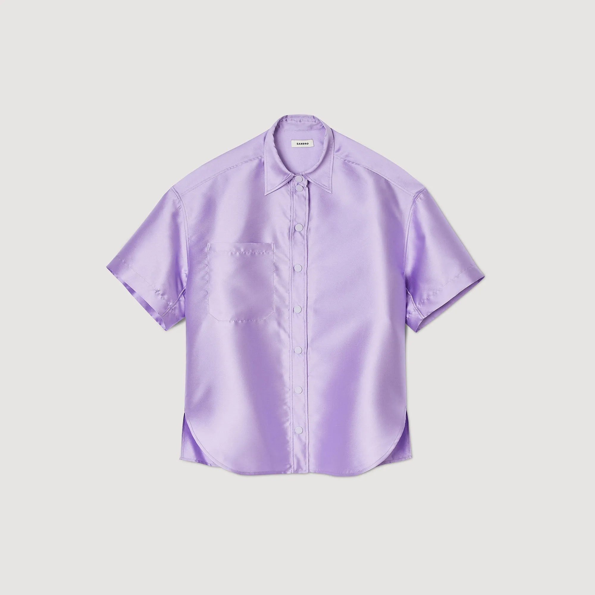 Oversized Satin Shirt