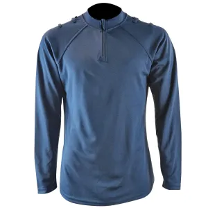 PCSO Female Long Sleeve T-Shirt with Loop Rank Blue - Grade 1