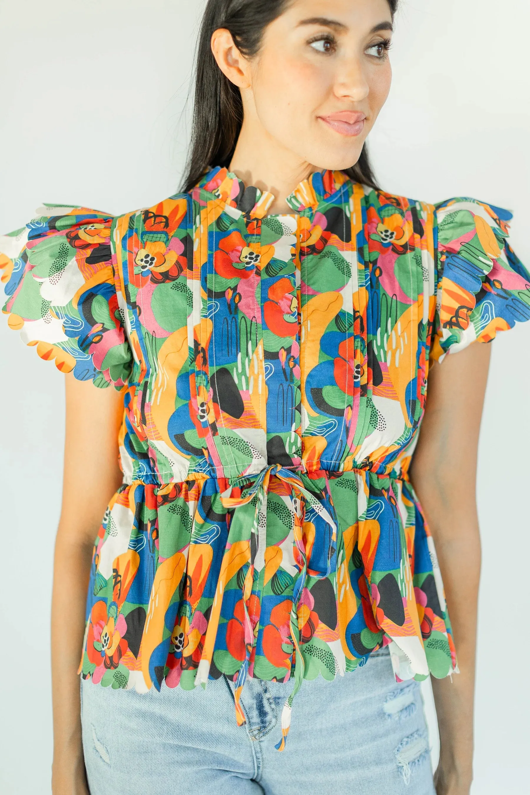 Percy Blouse (Morning Glory)