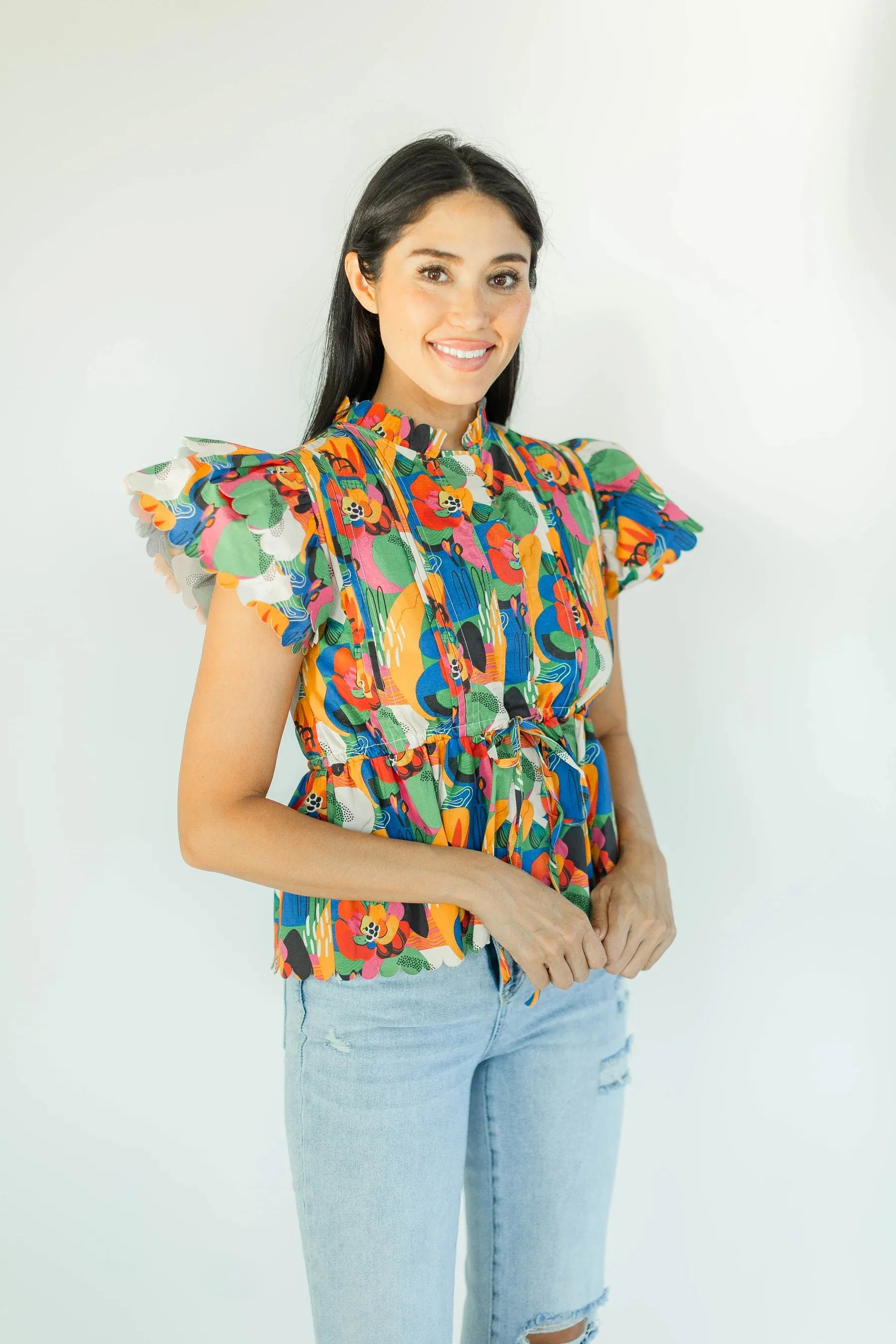 Percy Blouse (Morning Glory)