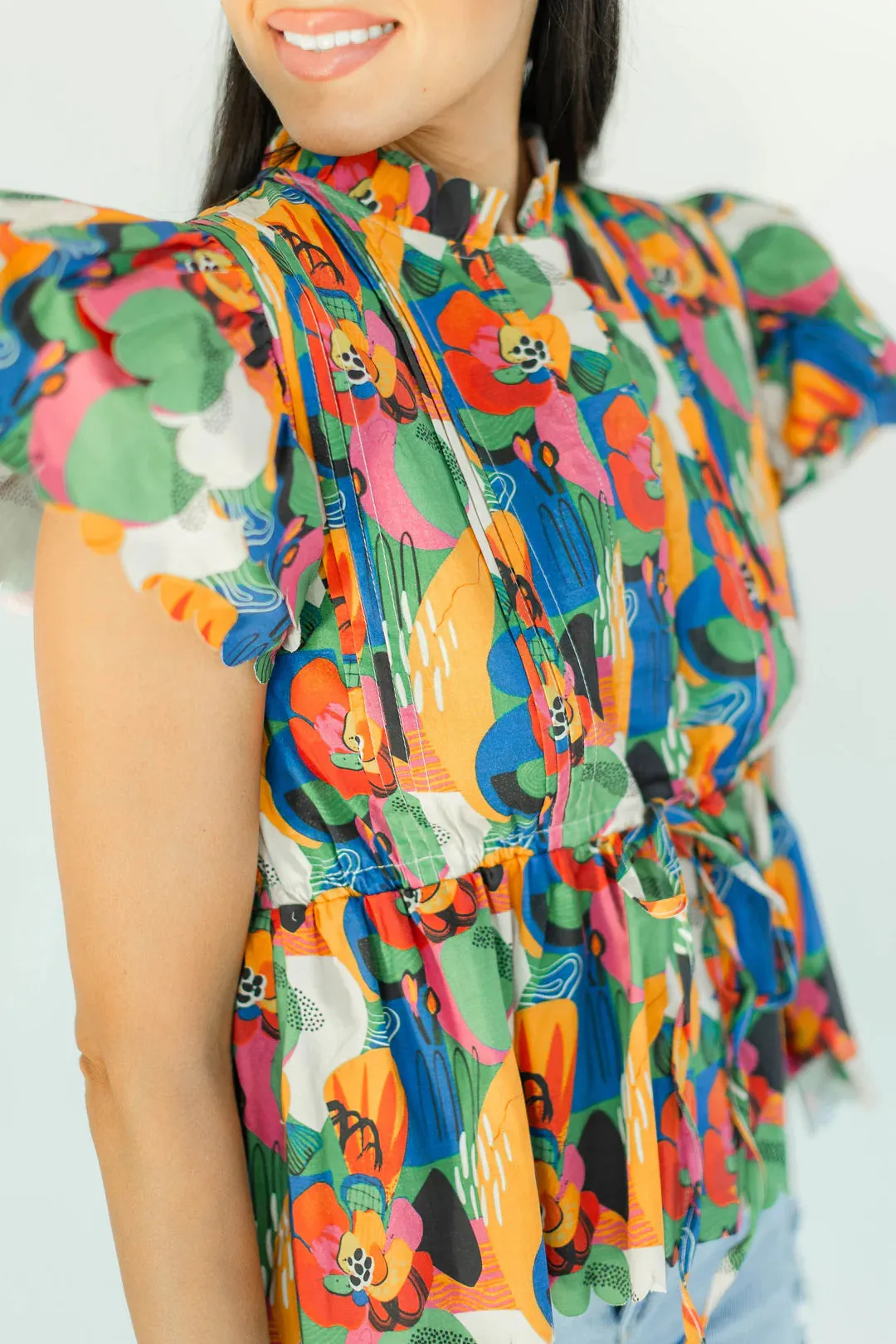 Percy Blouse (Morning Glory)