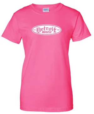 Pink T, Script Heart Back