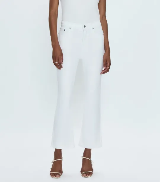 Pistola Lennon High Rise Crop Boot - Vivid White