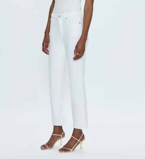 Pistola Lennon High Rise Crop Boot - Vivid White