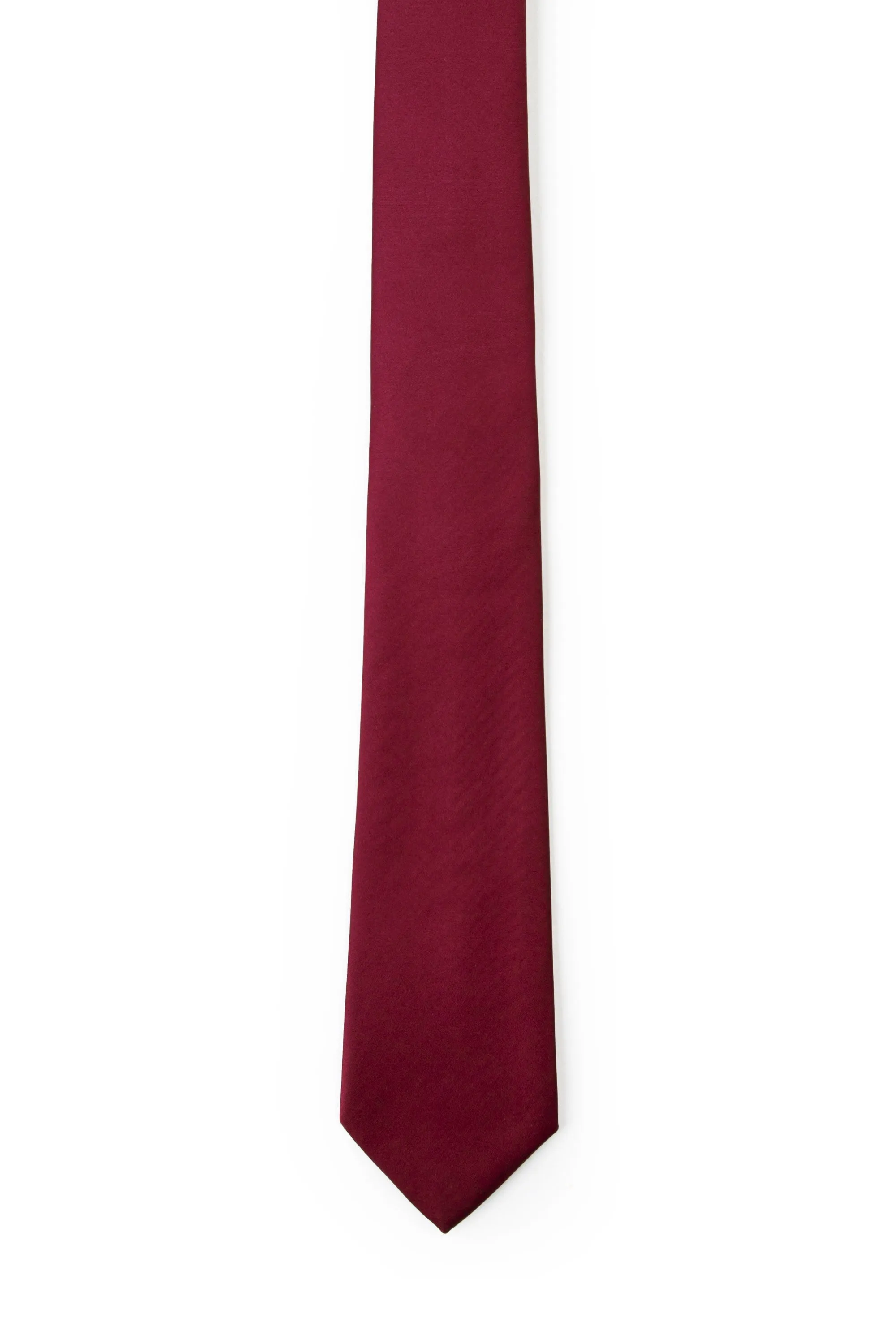 Plain Maroon Tie Loose