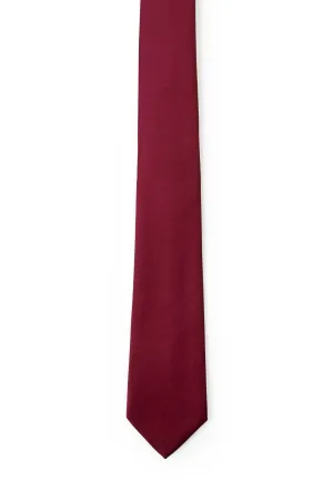 Plain Maroon Tie Loose