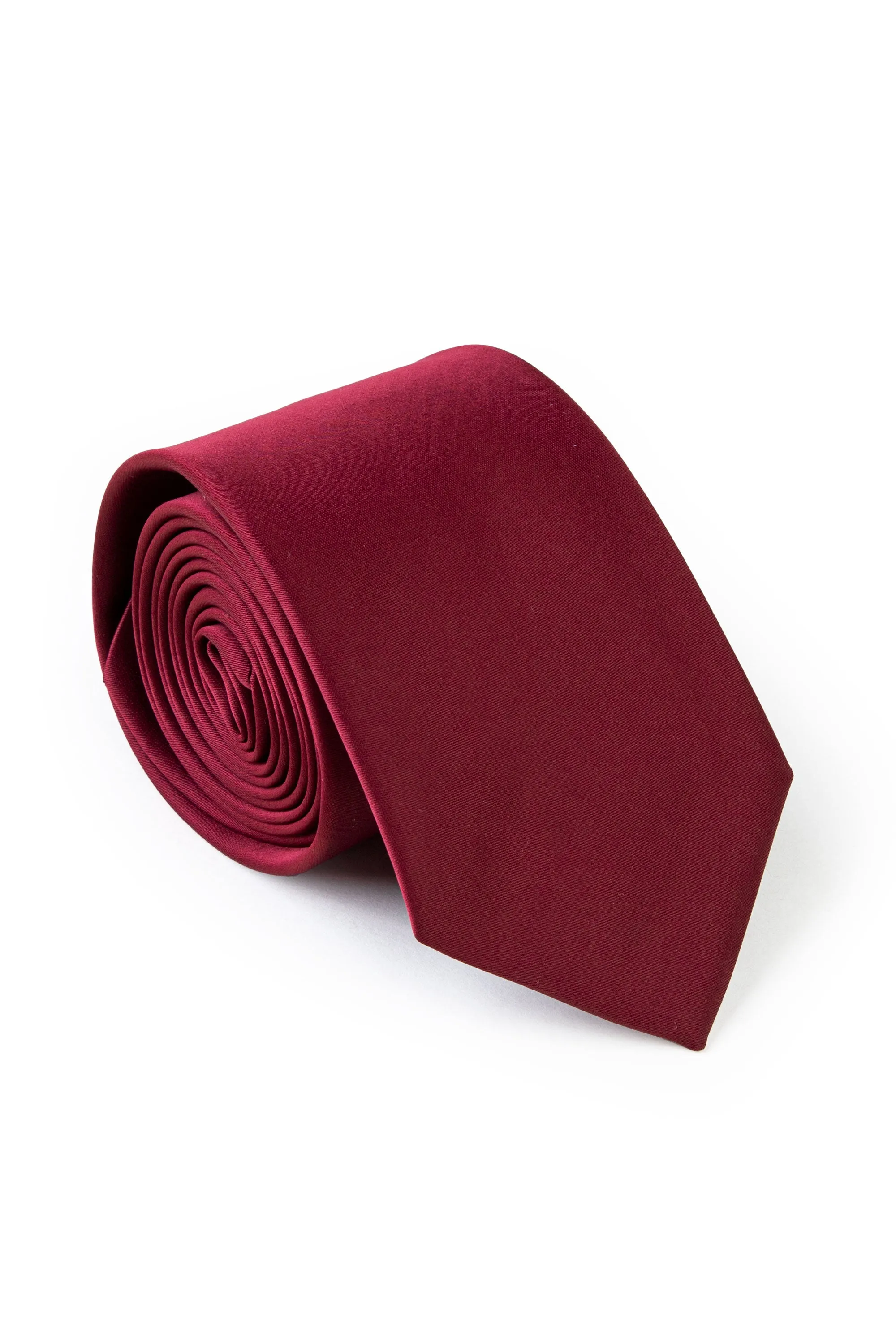Plain Maroon Tie Loose