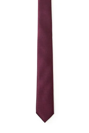 Plain Maroon Tie Loose