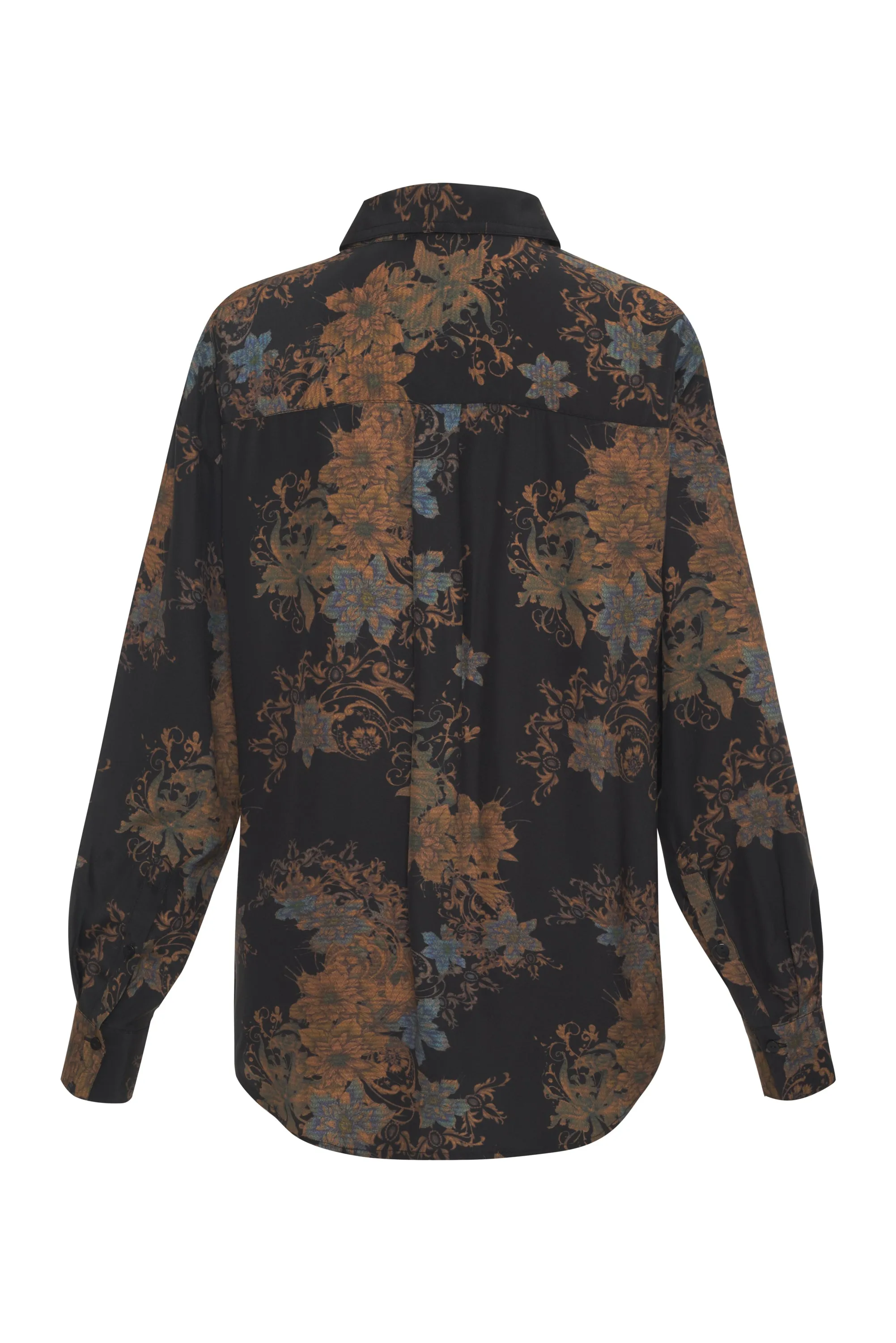 Printed LA Loose Shirt Black Victorian