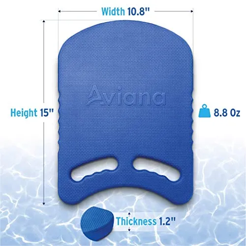 Pro Aviana Junior Kickboard Buoy for Youth Children & Toddlers Swimming Aid & Exercise Board for Kids in The Pool & Open Waters | EVA Material & BPA Free (Blue)