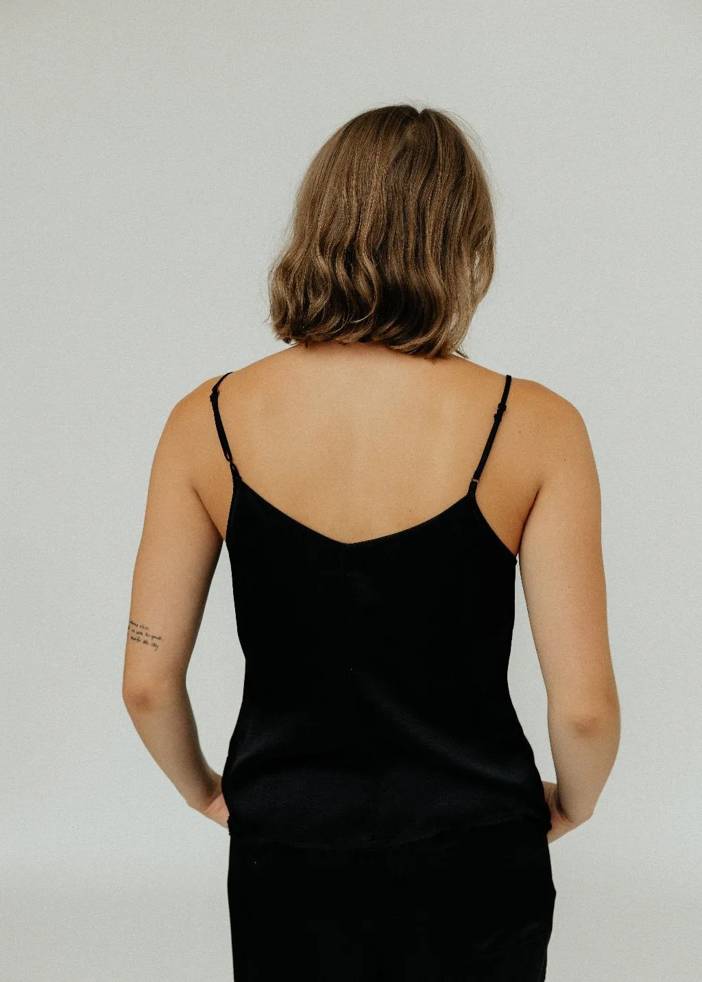Raquel Allegra Mona Cami in Black