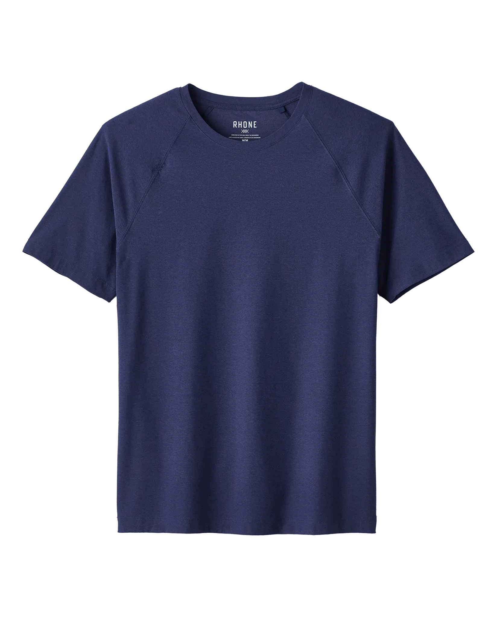 RHONE REIGN SHORT SLEEVE TOP - MIDNIGHT HEATHER