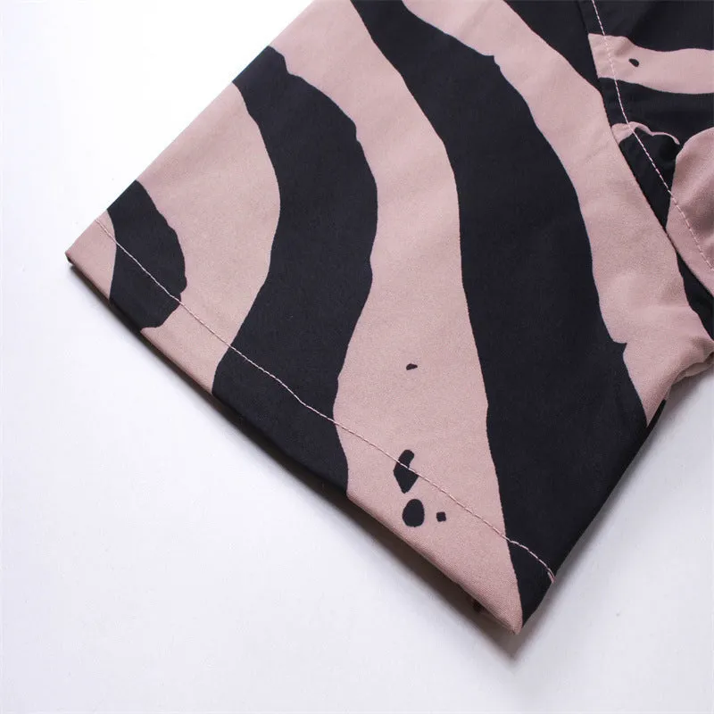 Rhude Zebra Silk Shirts