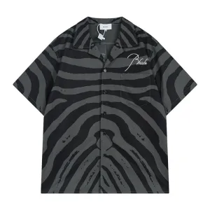 Rhude Zebra Silk Shirts
