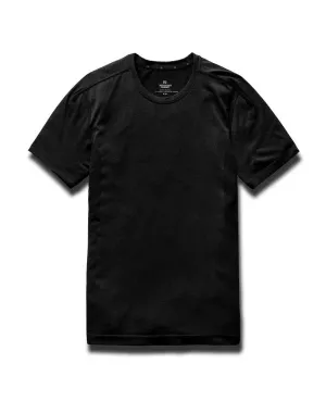 Running Shirt Engineered Knit Heather Black