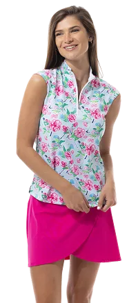 SanSoleil SolTek Lux sleeveless  Mock Sea Island  | SPF 50