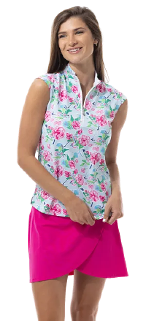 SanSoleil SolTek Lux sleeveless  Mock Sea Island  | SPF 50