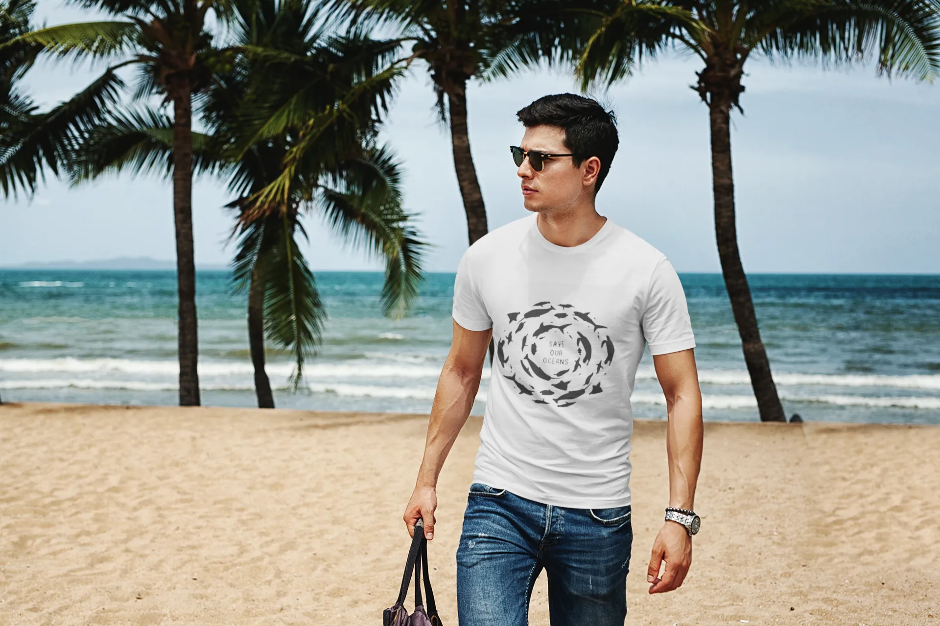 Scuba diving T-Shirt for Men | Save Our Oceans