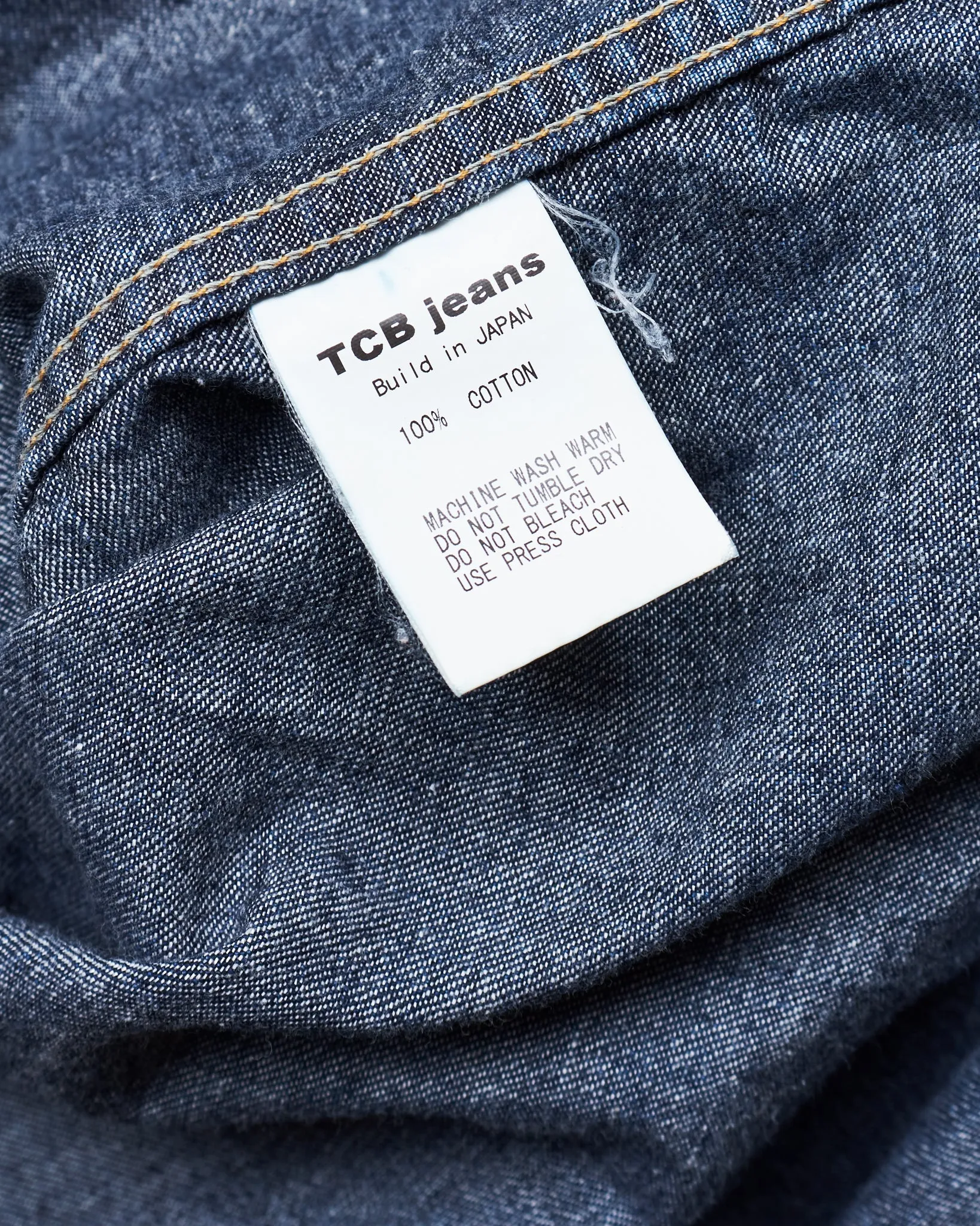 Second hand TCB Jeans Ranchman Denim Shirt Size 40