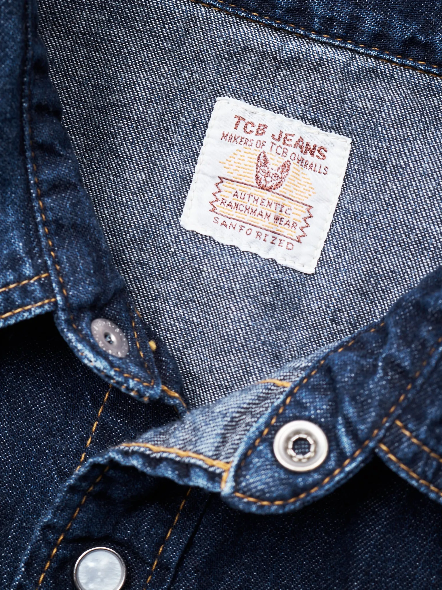 Second hand TCB Jeans Ranchman Denim Shirt Size 40