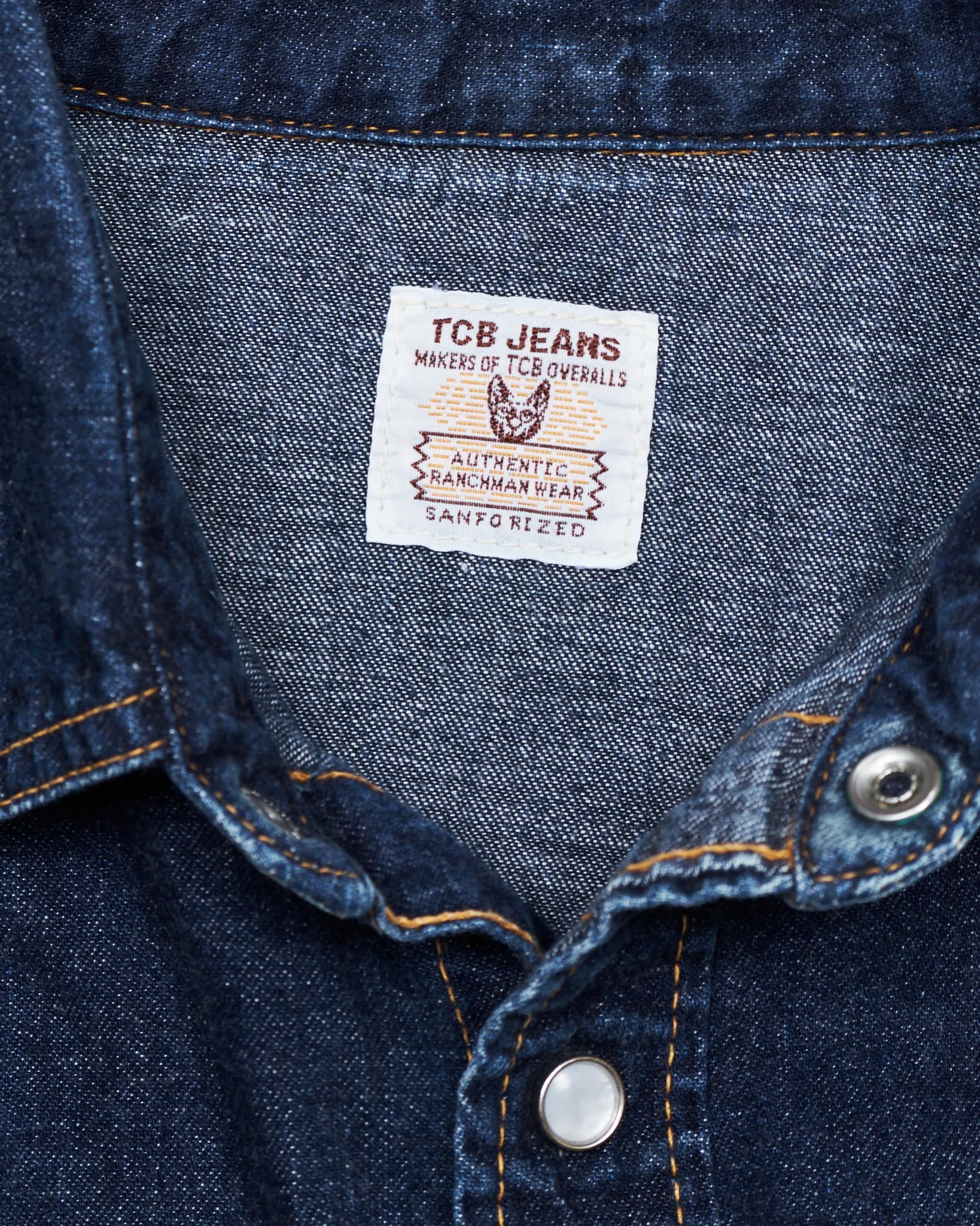 Second hand TCB Jeans Ranchman Denim Shirt Size 40