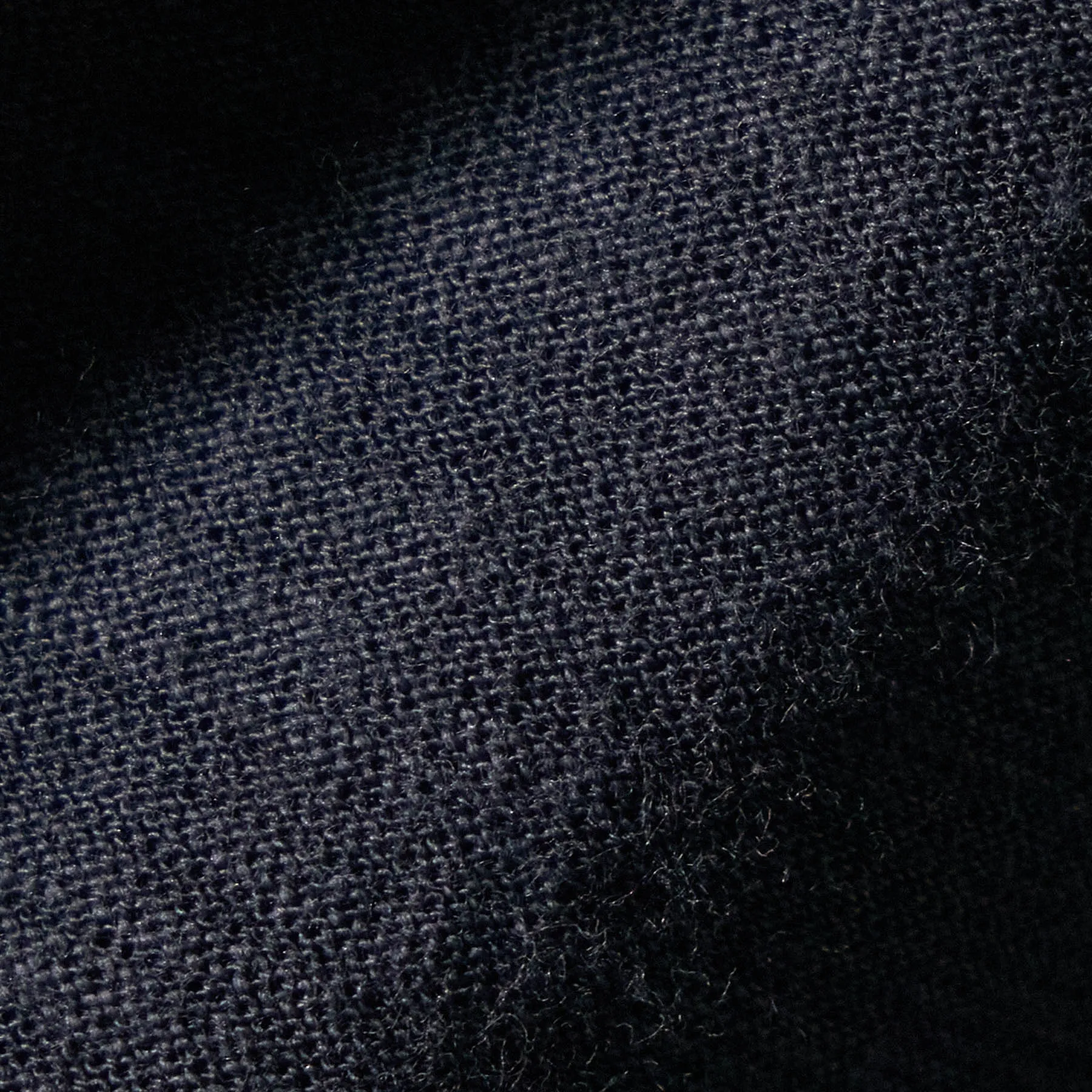 Sheer Slub Long Sleeve Crew - Blue Noir
