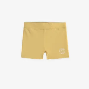 Short de bain jaune court, enfant || Short yellow bathing short, child