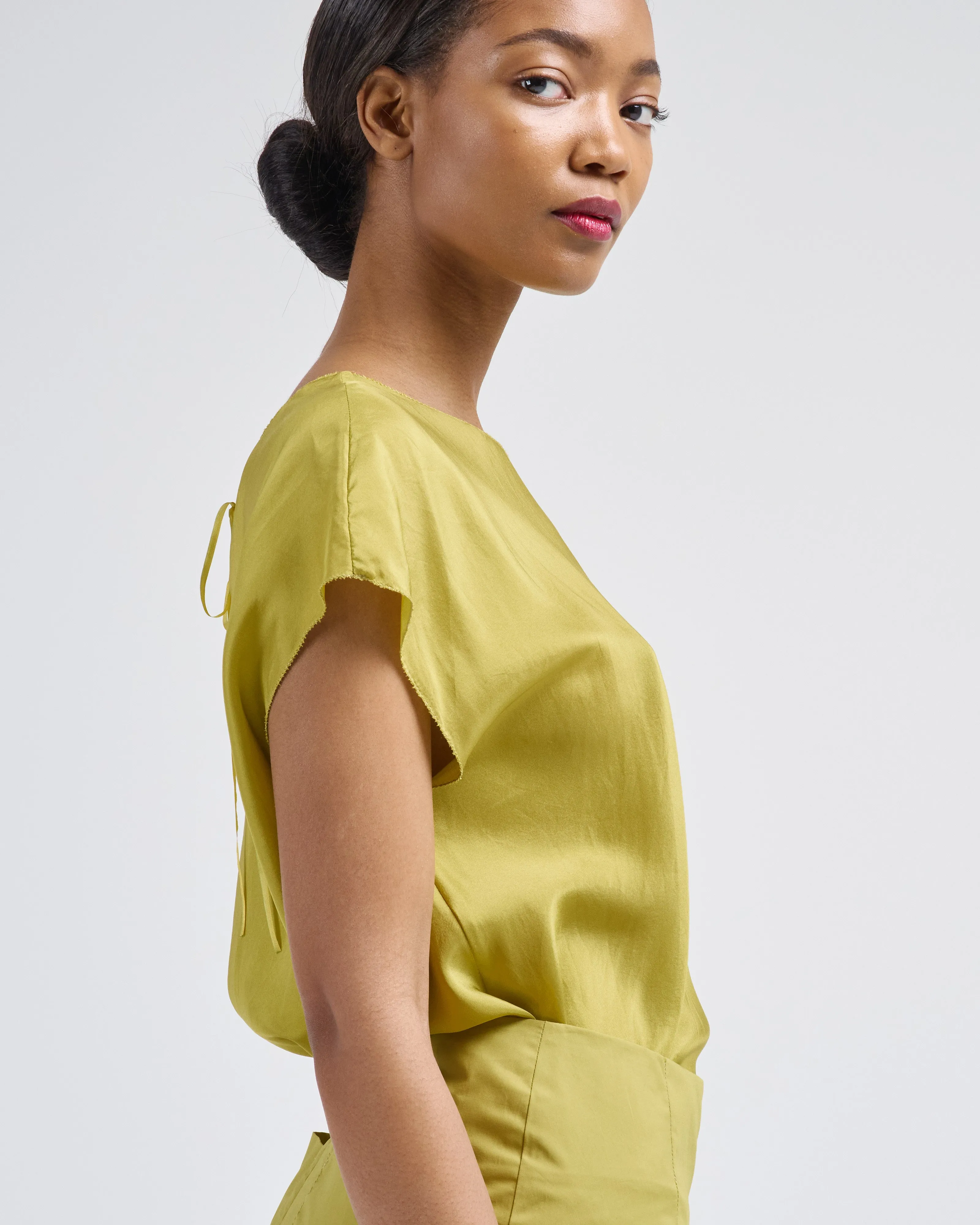 silk loose top