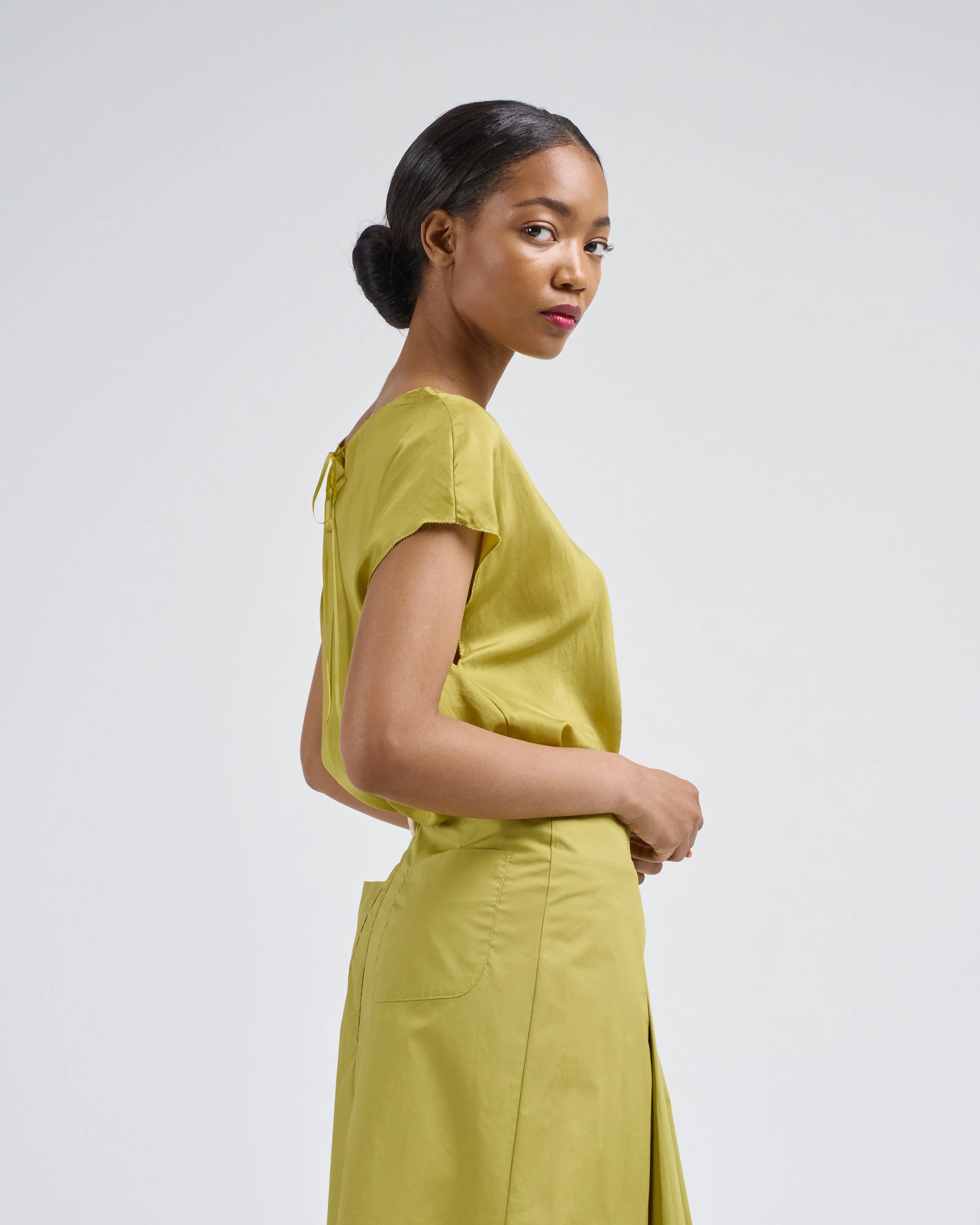 silk loose top