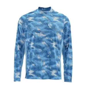 Simms SolarFlex Long Sleeve Crewneck Shirt - Print