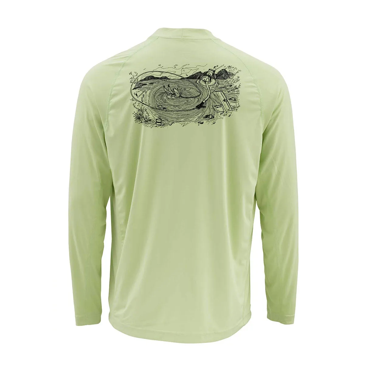 Simms SolarFlex Long Sleeve Crewneck Shirt - Print