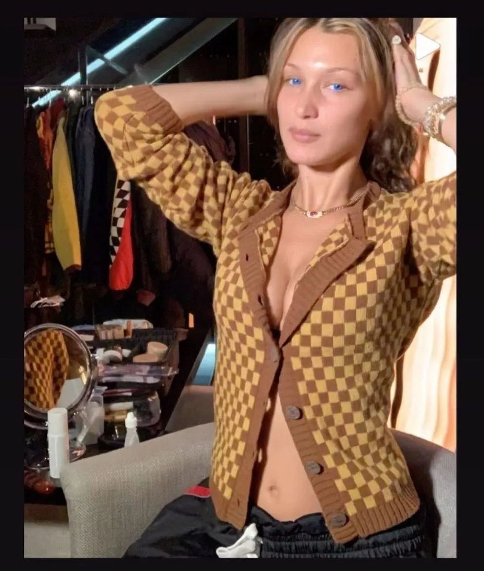 Single-breasted Vest Cardigans Sweaters Outerwear Tank Tops Two-piece Set