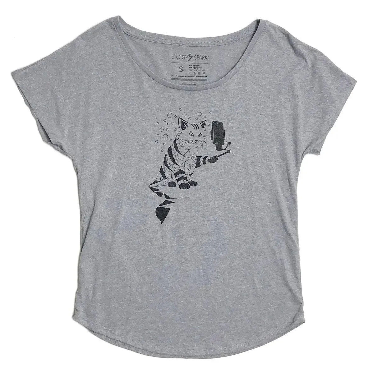 Snap Cat Dolman Shirt by STORY SPARK